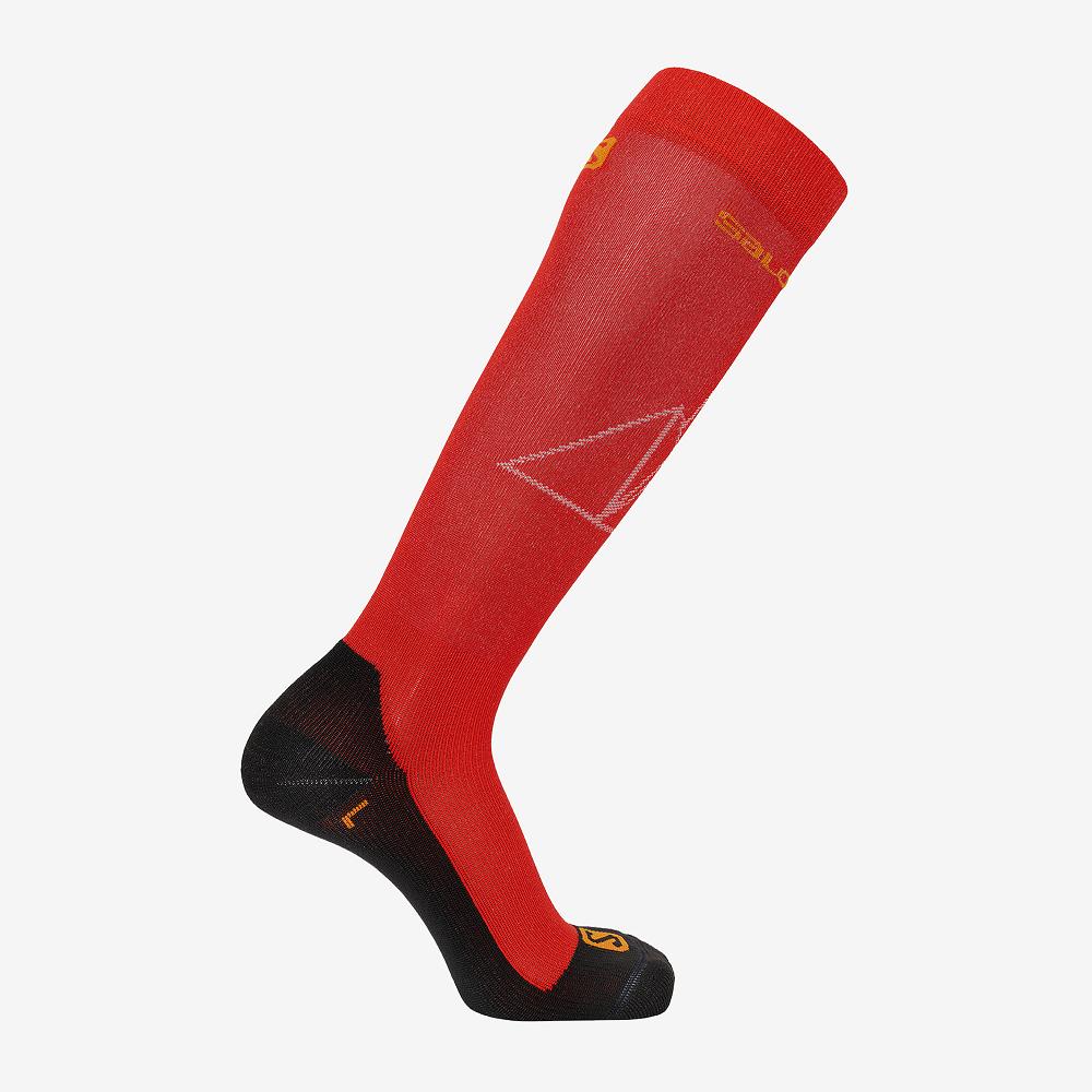 Salomon QST Calcetines Hombre - Rojas - Colombia (73682-MHBT)